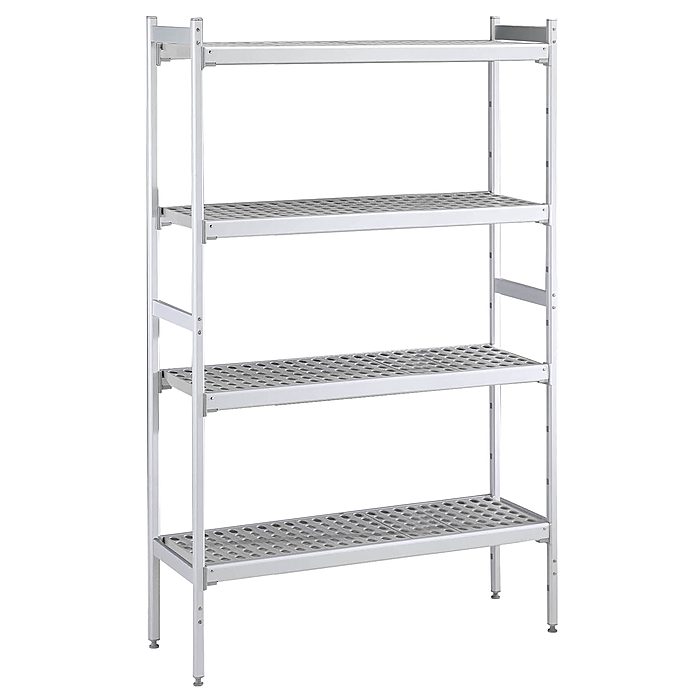 Preparazione StaticaScaffale in alluminio 373x1872x1700H mm