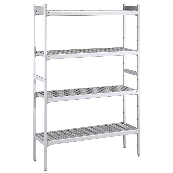 Preparazione StaticaScaffale in alluminio 373x1960x1700H mm