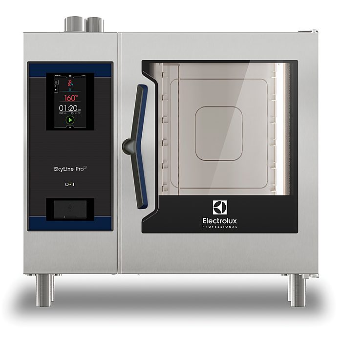 SkyLine ProSForno touch con iniettore di vapore, elettrico touch 6 GN 1/1