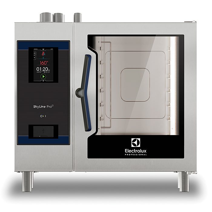 SkyLine ProSForno touch con iniettore di vapore, gas GPL 6 GN 1/1