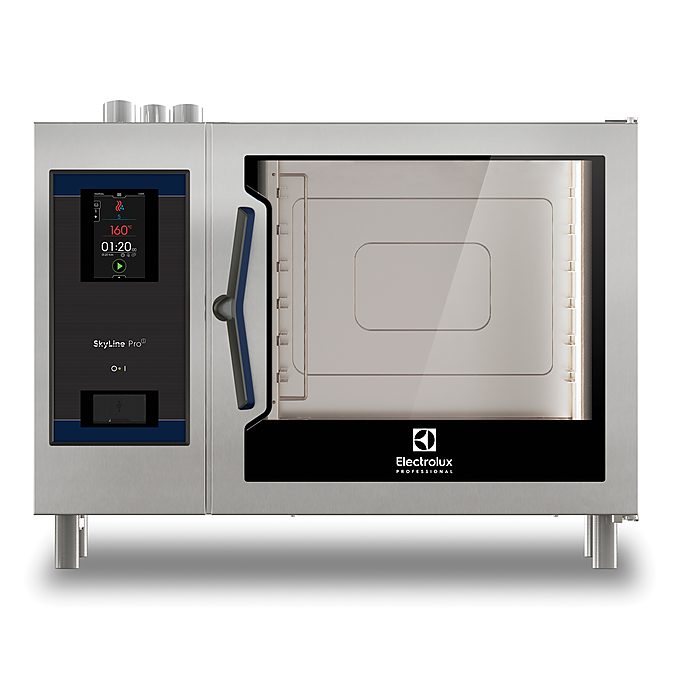 SkyLine ProSForno touch con iniettore di vapore, gas GPL 6 GN 2/1