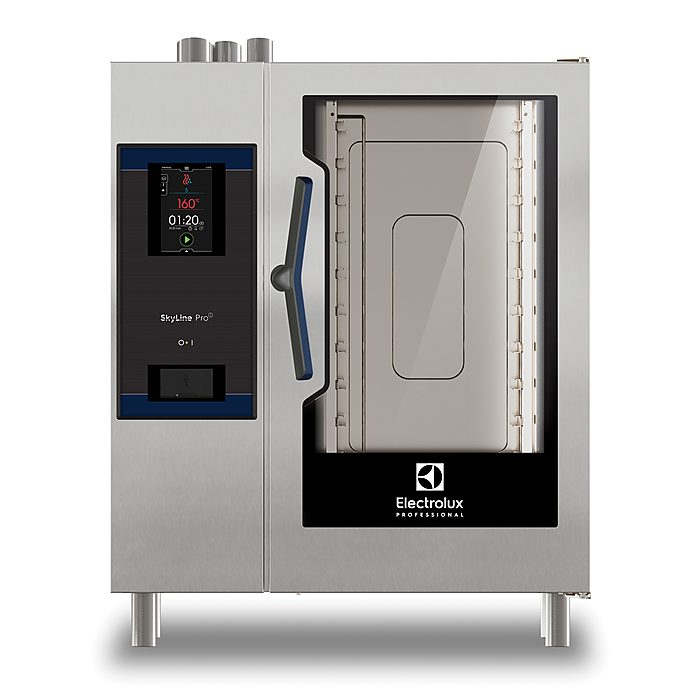 SkyLine ProSForno touch con iniettore di vapore, gas GPL 10 GN 1/1