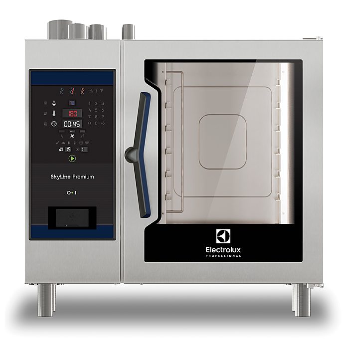 SkyLine PremiumForno digitale con boiler, gas GPL 6 GN 1/1
