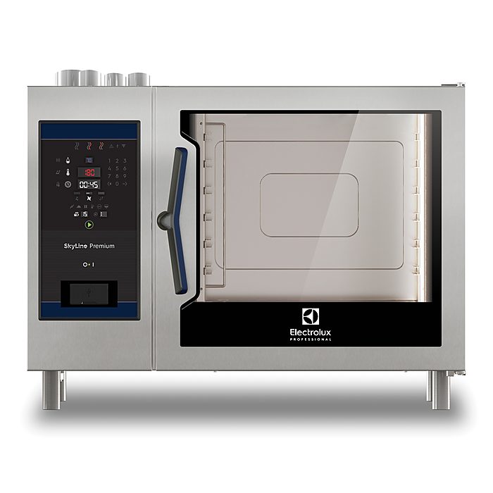SkyLine PremiumForno digitale con boiler, gas GPL 6 GN 2/1
