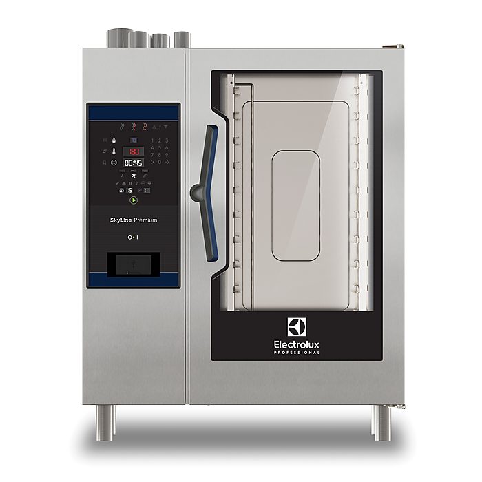 SkyLine PremiumForno digitale con boiler, gas GPL 10 GN 1/1