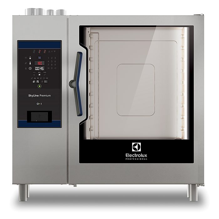 SkyLine PremiumForno digitale con boiler, gas GPL 10 GN 2/1