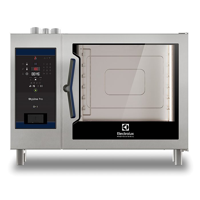 SkyLine ProForno digitale con iniettore di vapore, gas GPL 6 GN 2/1