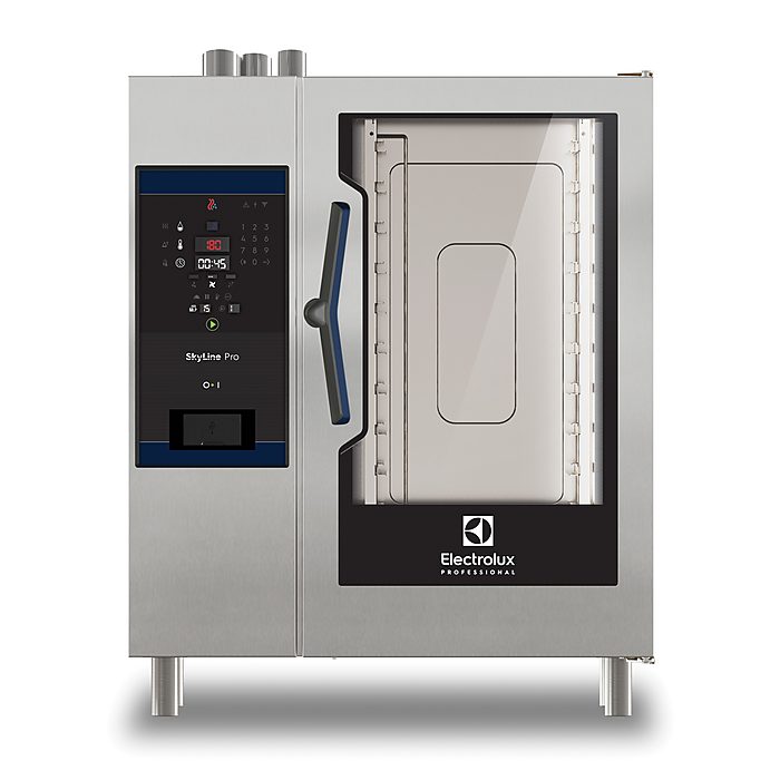 SkyLine ProForno digitale con iniettore di vapore, gas GPL 10 GN 1/1