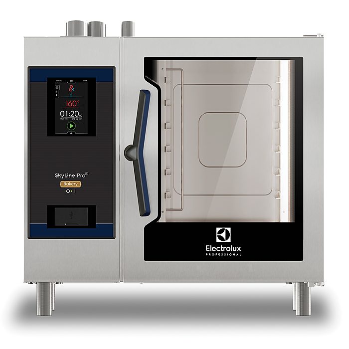 SkyLine ProSForno Bakery touch con iniettore di vapore, gas 5 teglie 400x600mm