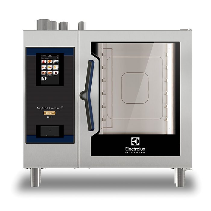 SkyLine PremiumSForno Bakery touch con boiler, gas 5 teglie 400x600mm