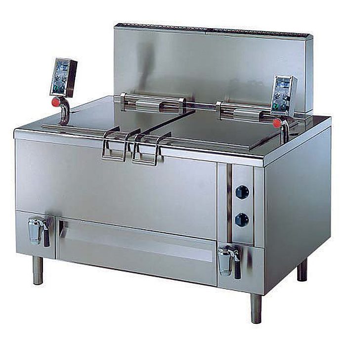 Gamma cottura modulareCuocipasta automatico a vapore con 2 vasche da 190 litri