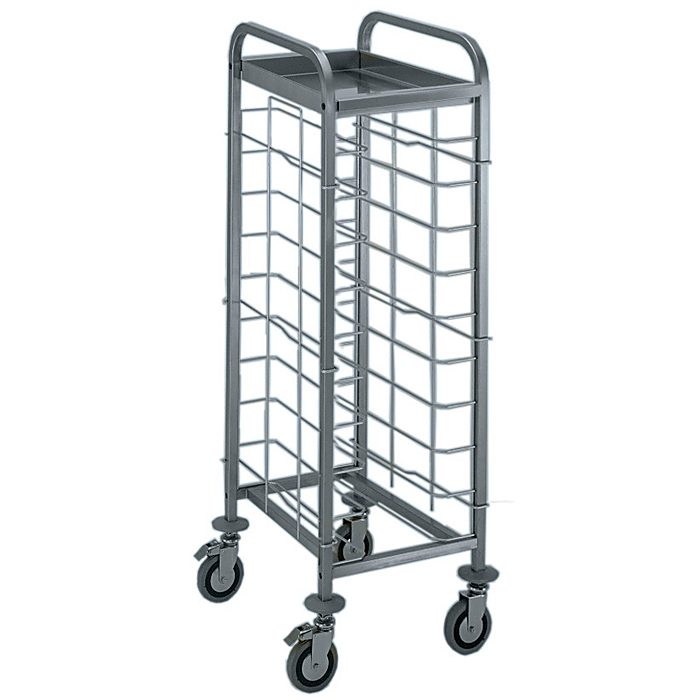 Carrelli di servizioCarrello con supporti per 10 GN – EN 1/1