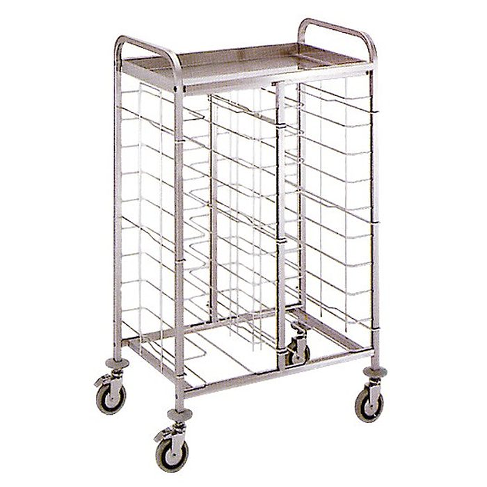 Carrelli di servizioCarrello con supporti per 20 GN – EN 1/1
