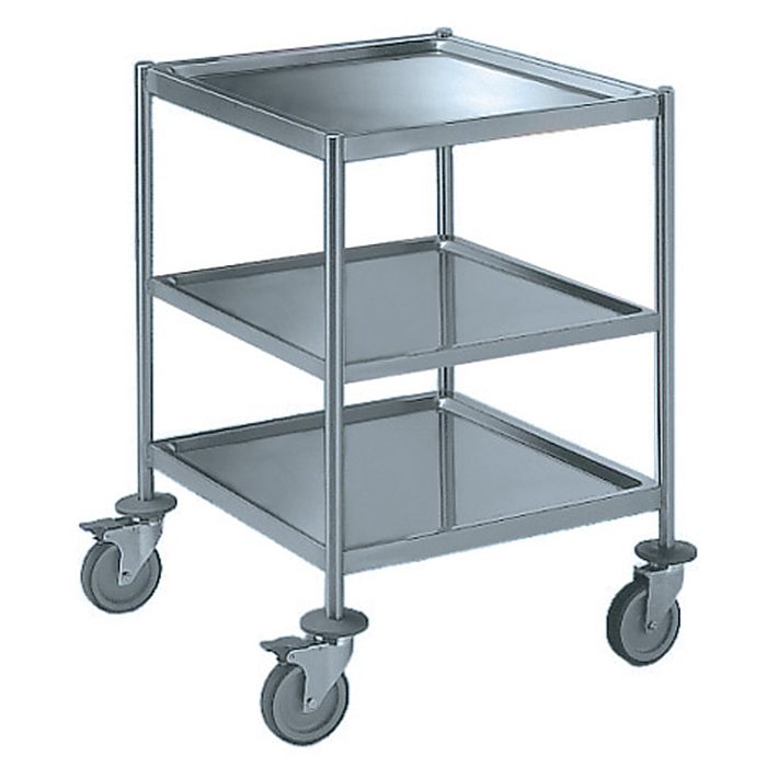 Carrelli di servizioCarrello di servizio 3 ripiani 600 mm