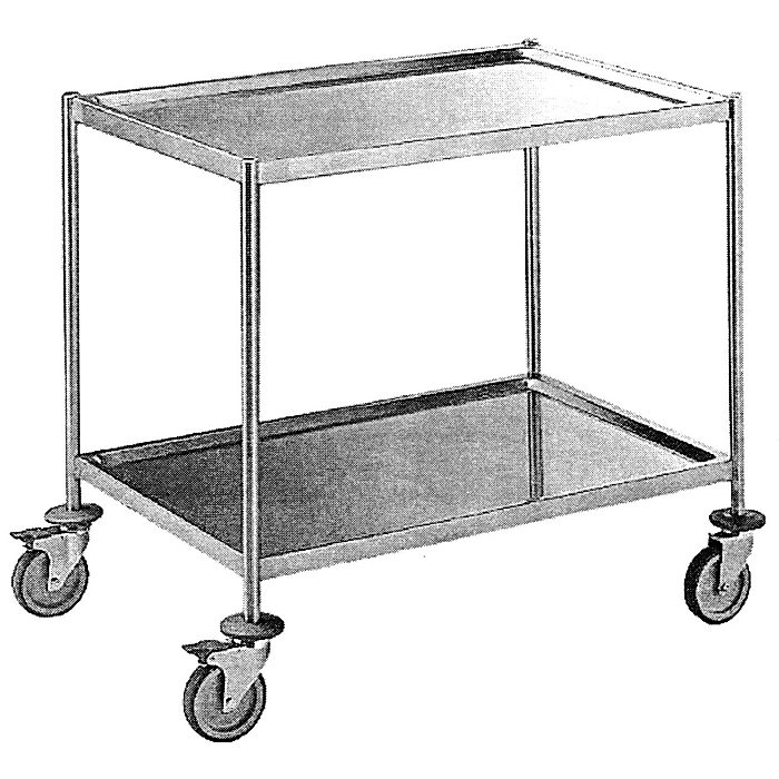 Carrelli di servizioCarrello di servizio 2 ripiani 900 mm