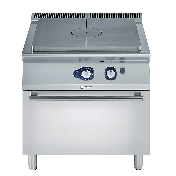 Gamma cottura modulare700XP Tuttapiastra a gas su forno a gas
