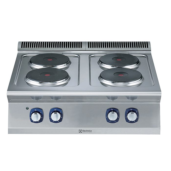 Gamma cottura modulare<br>700XP Cucina elettrica top 4 piastre