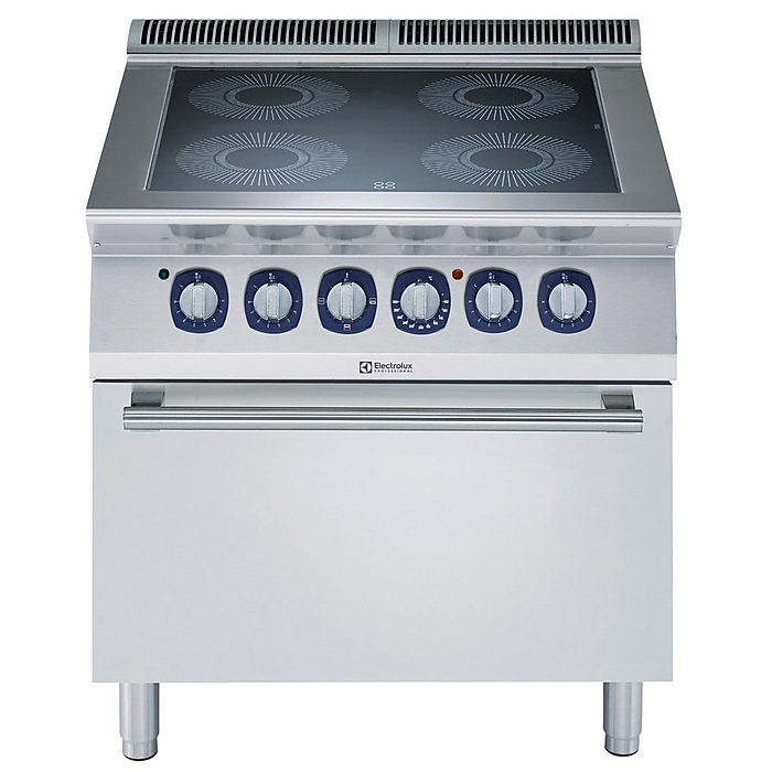 Gamma cottura modulare700XP Piano a infrarosso 4 zone su forno elettrico