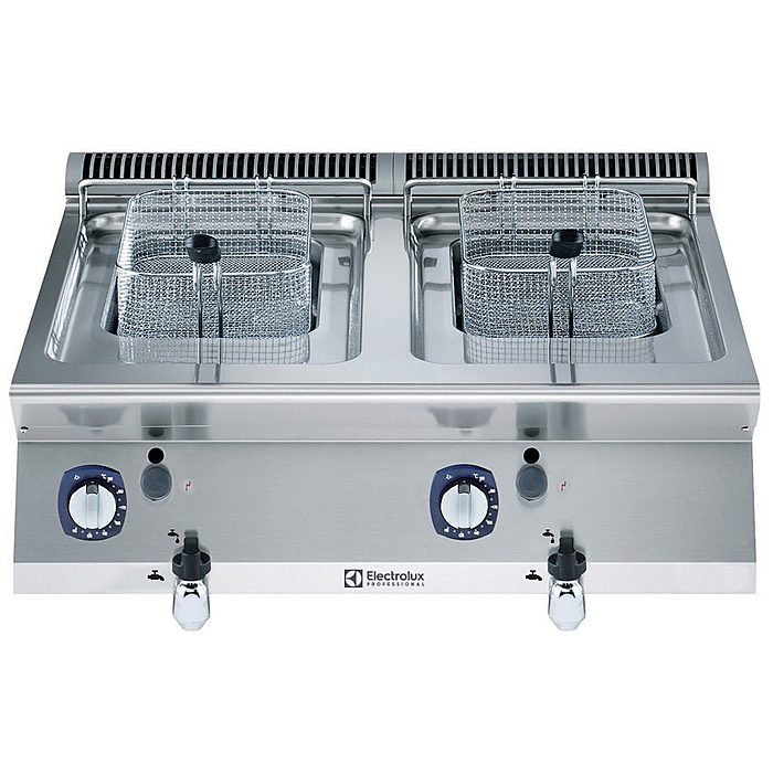 Gamma cottura modulare700XP Friggitrice a gas top 7+7 litri – 2 vasche