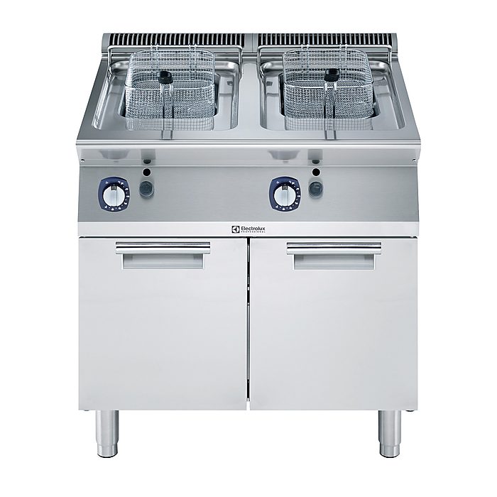 Gamma cottura modulare700XP Friggitrice a gas 7+7 litri, 2 vasche