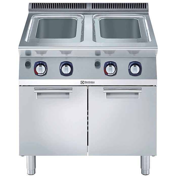 Gamma cottura modulare700XP Cuocipasta monoblocco a gas 24,5+24,5 litri, 2 vasche