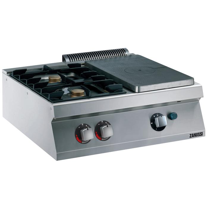 Modular Cooking Range Line EVO700 Gas Solid Top with 2 Burners (372011
