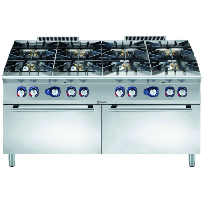 Gamma cottura modulare900XP Cucina a gas 8 fuochi su 2 forni a gas