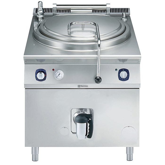 Gamma cottura modulare900XP Pentola a gas 150 litri riscaldamento indiretto riempimento automatico