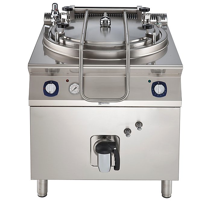 Gamma cottura modulare900XP Pentola a gas 150 litri riscaldamento indiretto pressostatata – autoclave