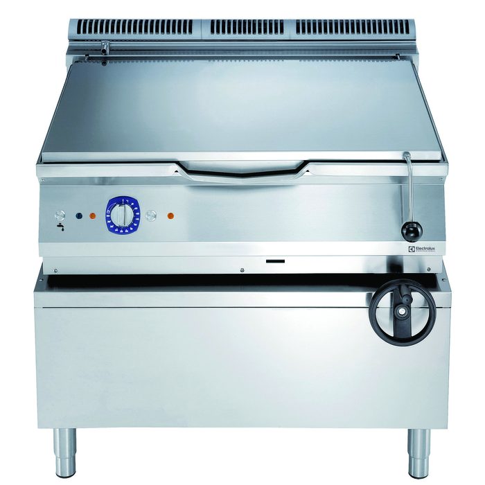 Gamma cottura modulare900XP Brasiera a gas 100 litri fondo in Duomat
