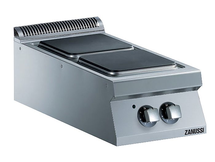 Cuisson modulaire EVO900 Fourneau électrique top 2 plaques 400mm (392039) Zanussi Professional