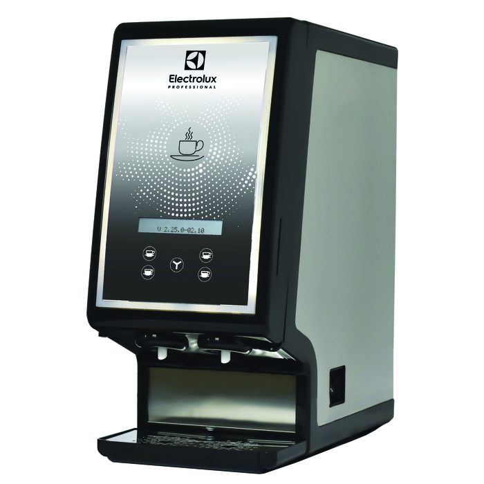 Bevande caldeDispenser bevande calde in polvere solubile, 2 contenitori, nero