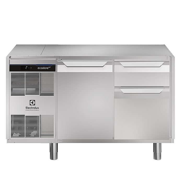 ecostore HP PremiumTavolo refrigerato 290lt,1 porta,1/3 e 2/3 cassetti,-2+10°C,no top