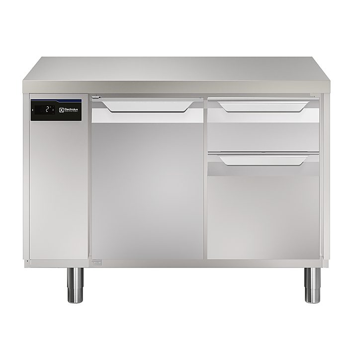 ecostore HP PremiumTavolo refrigerato 290lt,1 porta,1/3 e 2/3 cassetti,-2+10°C, remoto