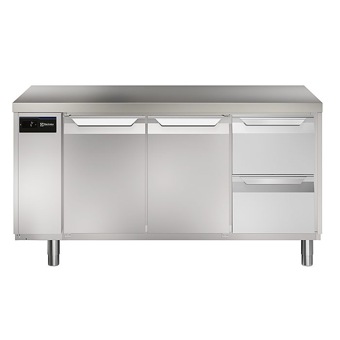 ecostore HP PremiumTavolo refrigerato 440lt, 2 porte, 2 cassetti, -2+10°C, remoto
