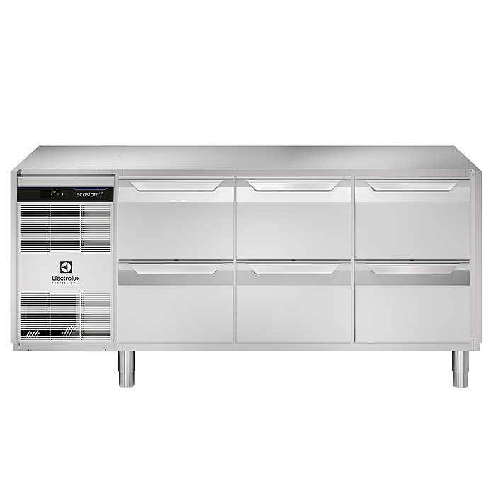 ecostore HP PremiumTavolo refrigerato 440lt, 6 cassetti, -2+10°C, no top