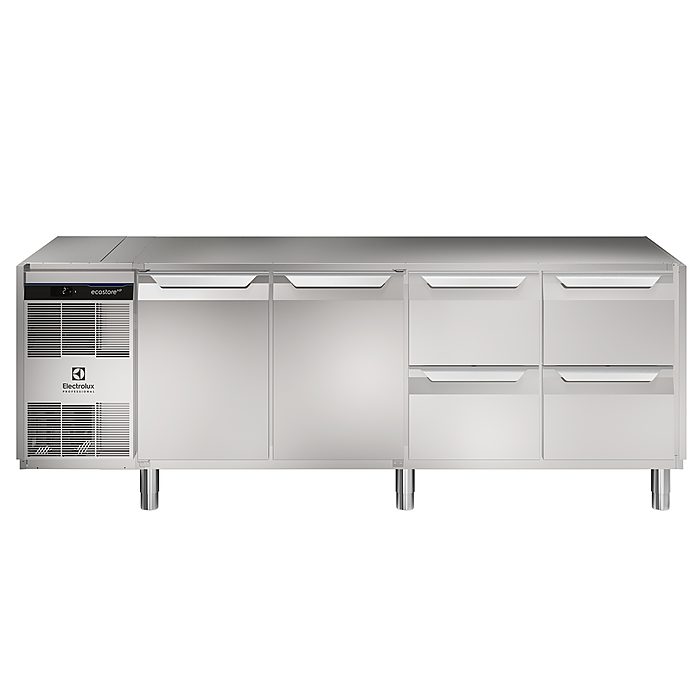 ecostore HP PremiumTavolo refrigerato 590lt, 2 porte, 4 cassetti, -2+10°C, no top