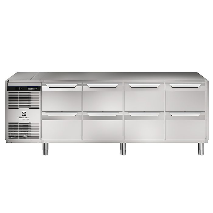 ecostore HP PremiumTavolo refrigerato 590lt, 8 cassetti, -2+10°C, no top