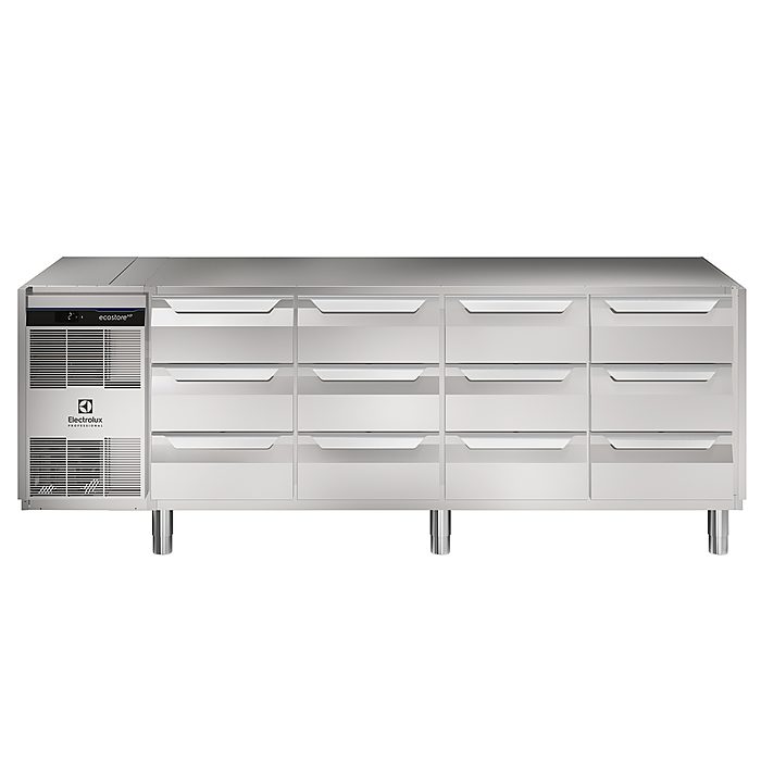 ecostore HP PremiumTavolo refrigerato 590lt, 12x⅓ cassetti, -2+10°C, no top