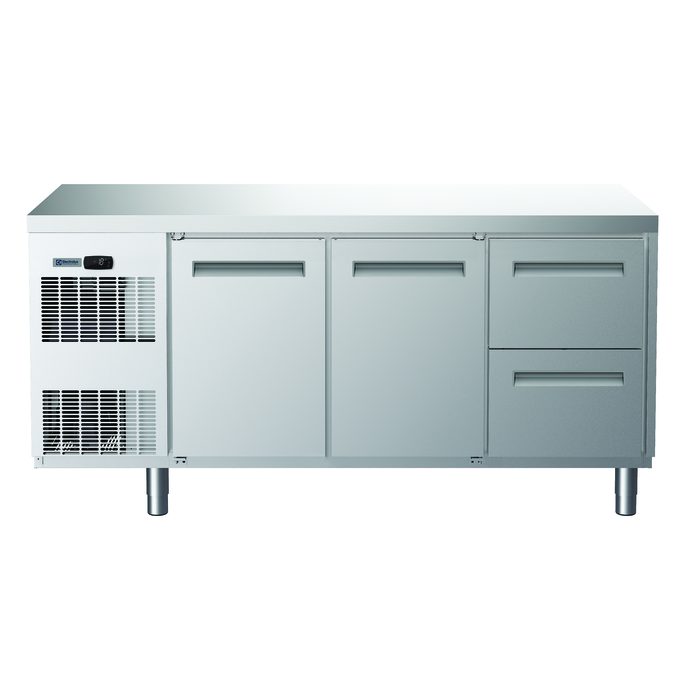 ecostore HPTavolo freezer 2 porte e 2 cassetti, -22-15°C, AISI 304, R290