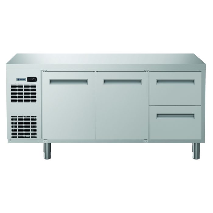 ecostore HPTavolo refrigerato 2 porte e 2 cassetti, -2+10°C, AISI 304, R290