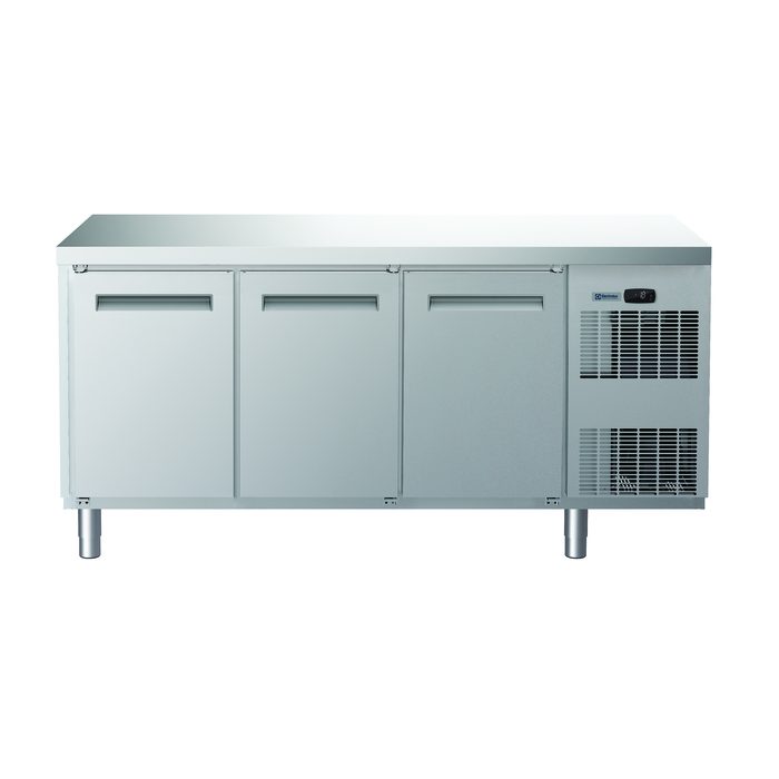 ecostore HPTavolo freezer 3 porte, -22-15°C, AISI 304, gruppo refrigerato a dx, R290