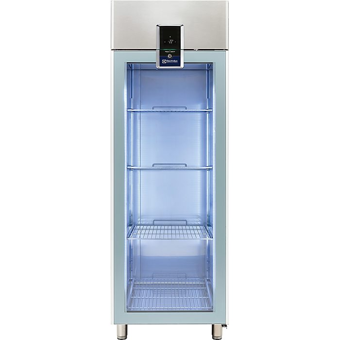 ecostore PremiumFrigo digitale 670 litri, 1 porta vetro, AISI 304, +2+10°C, R290