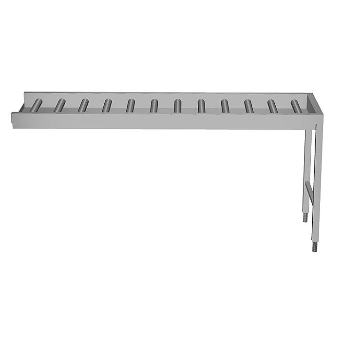 Movimentazione per lavastoviglieRulliere fisse a rulli lunghi con elemento chiusura