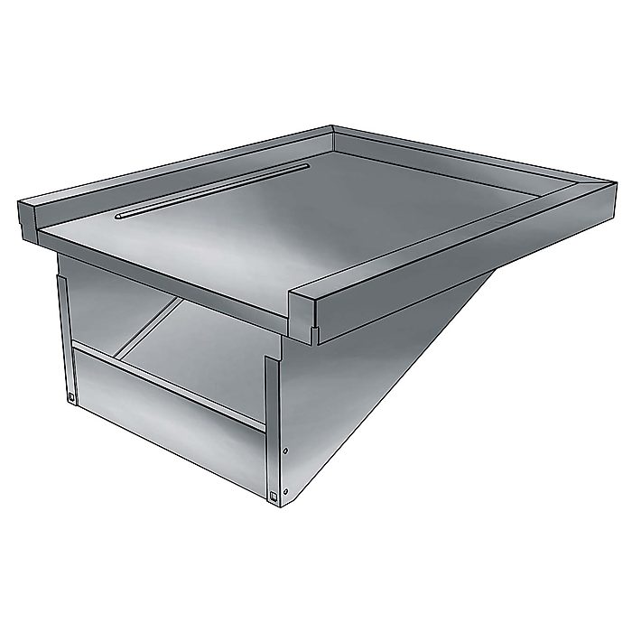 Movimentazione StoviglieMensola di servizio lavastoviglie capottina (versione standard EHT) – 700 mm