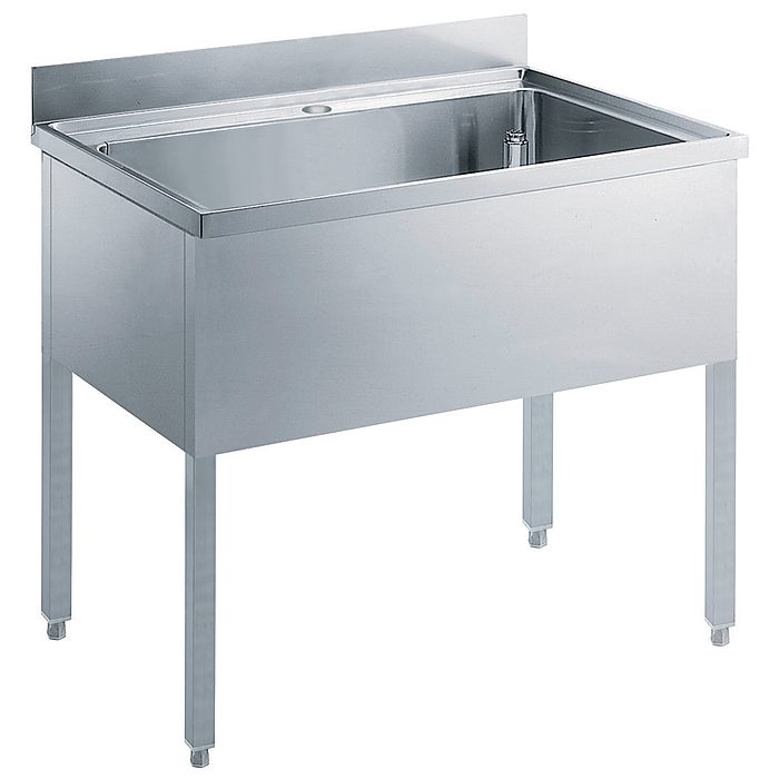 Preparazione Statica StandardLavatoio per pentole con 1 vasca, da 1200 mm