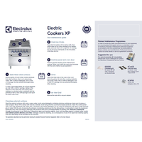 EPR_User maintenance guide_Electric Cookers